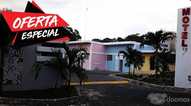 Se regala motel en Tekax, con el 50% de descuento.