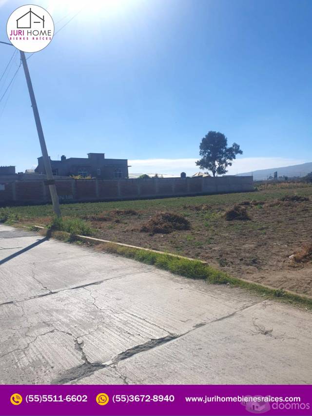 VENTA DE TERRENO EN SAN LORENZO CHIMALPA CHALCO