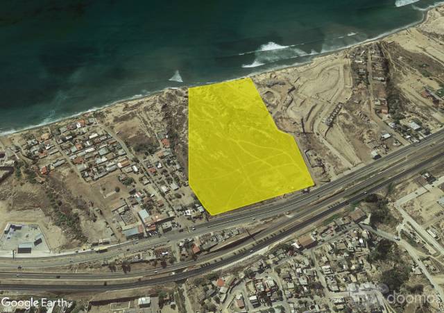 Terreno Comercial frente al mar en Venta, Rosarito Centro, 7.8HA