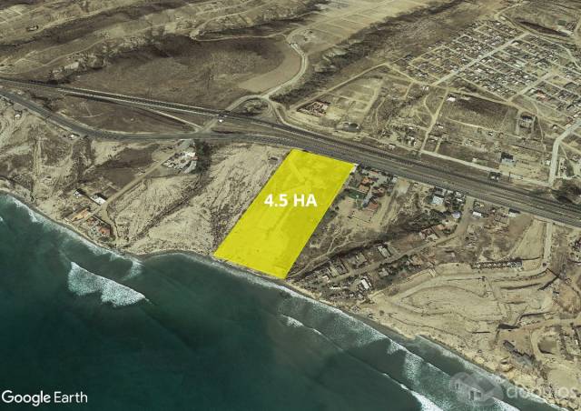 Venta de Terreno frente al mar, Puerto Nuevo, Rosarito, 4.5HA