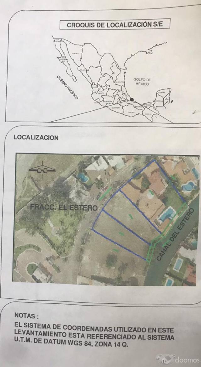 Terreno en venta en el Estero