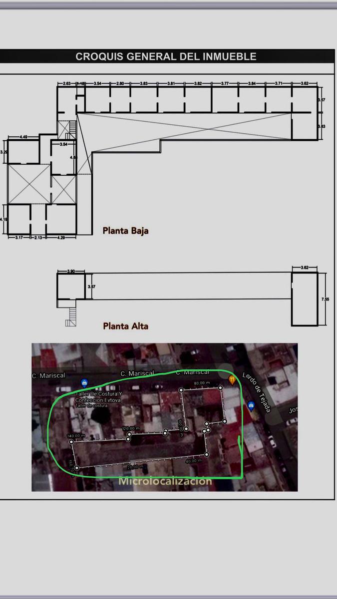 TERRENO EN VENTA EN EL CENTRO SE VENDE COMO TERRENO, SAN LUIS POTOSI