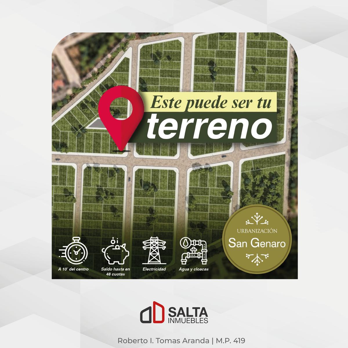 Terreno en  san genaro