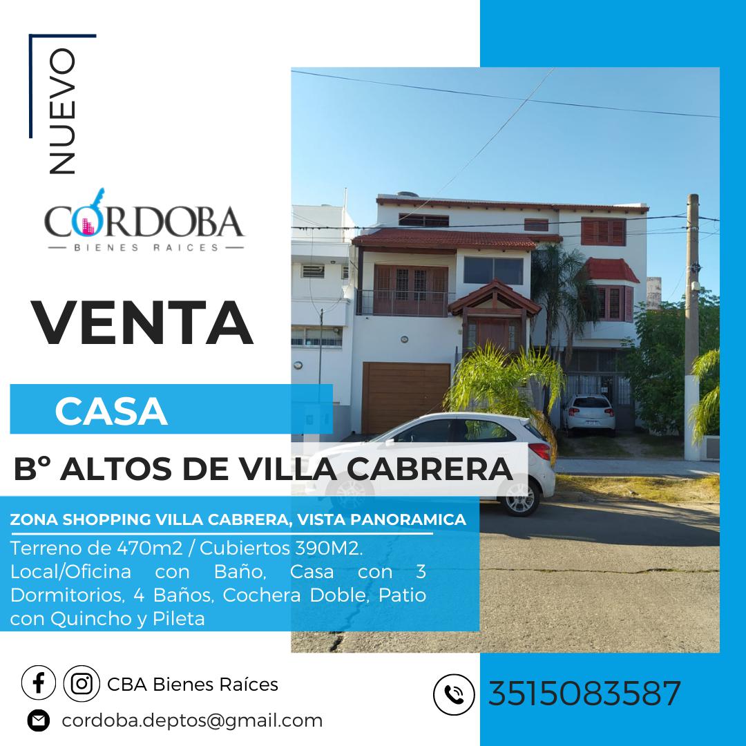 CASA EN VENTA ALTOS DE VILLA CABRERA