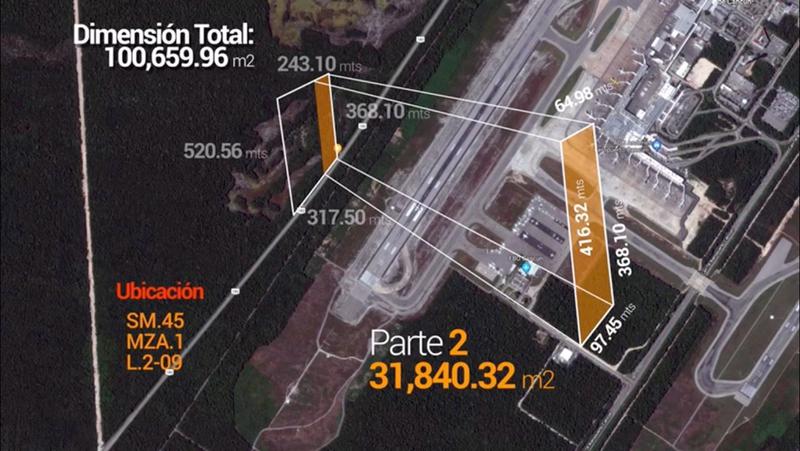 Terreno en venta en Carretera Mérida - Cancún, cercano a Aeropuerto