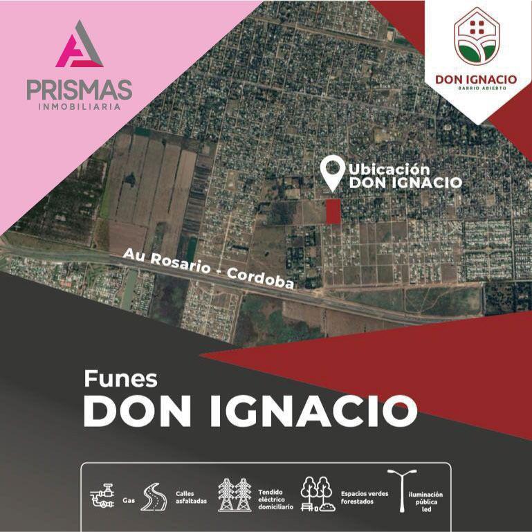 Venta de terreno frente a Don mateo Funes Inmejorable zona Barrio Don Ignacio