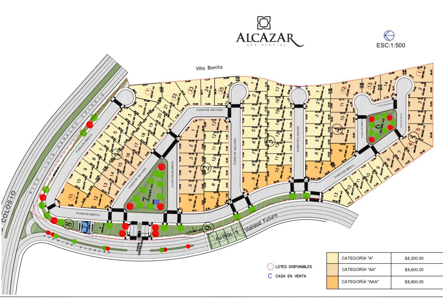 Terreno en Residencial Villa Bonita