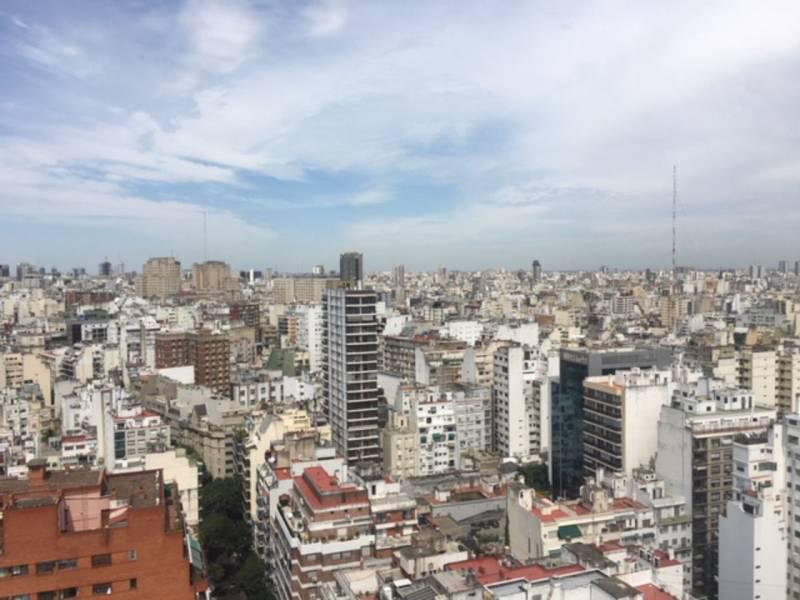 RECOLETA:  2 Ambientes  Piso 25 ESPECTACULAR VISTA AL RIO Y CIUDAD