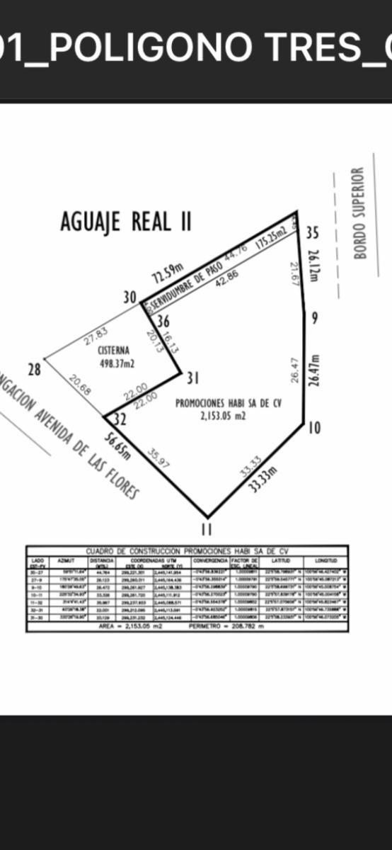 TERRENO EN VENTA CENNET