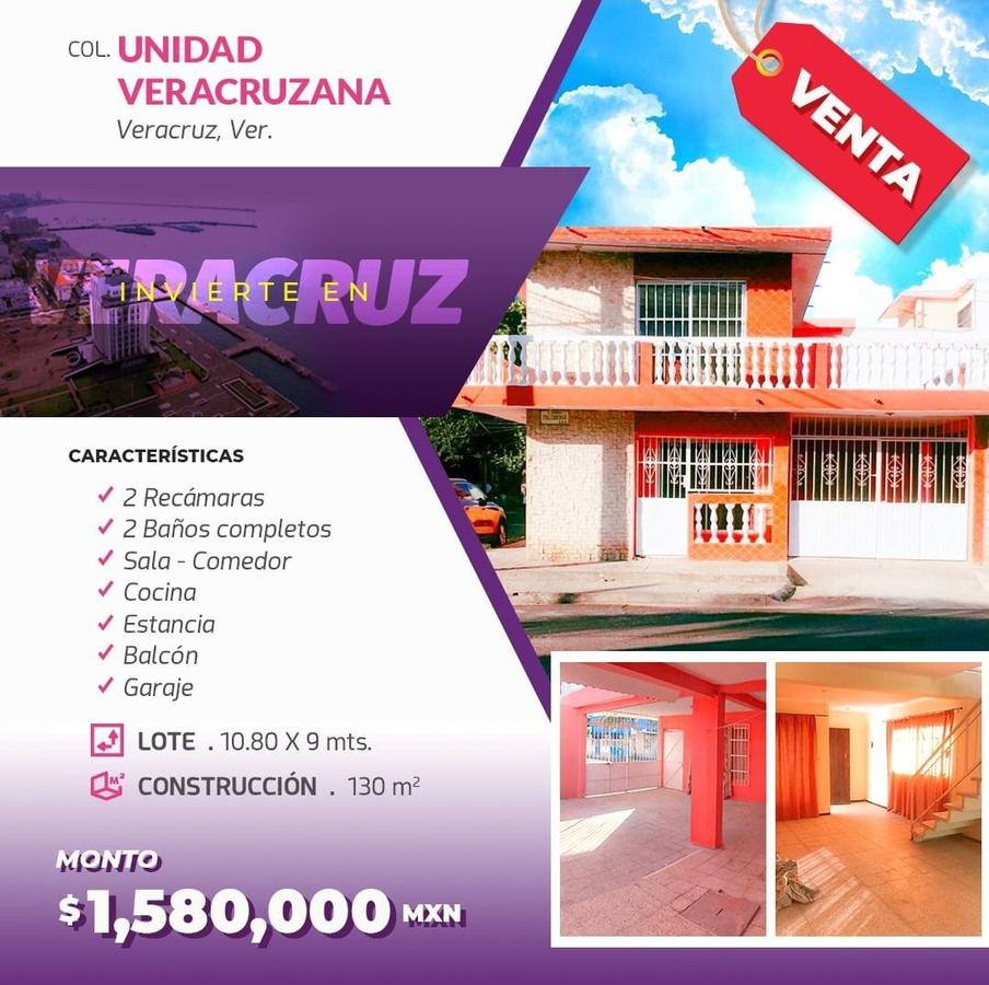 Casa en venta en Unidad Veracruzana