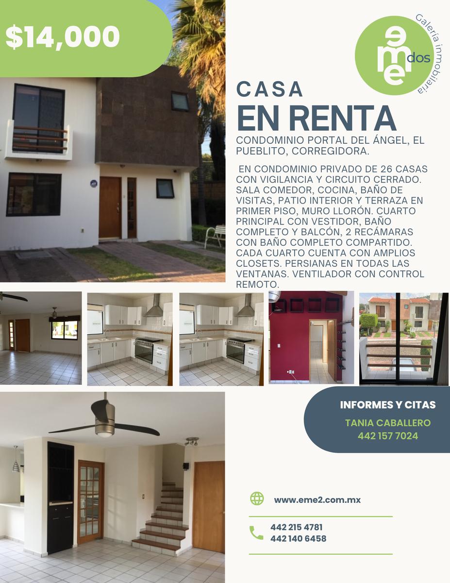 Casa en renta en Condominio Portal del Ángel