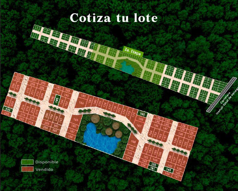 Lotes de 200 metros en Venta en Izamal Yucatan