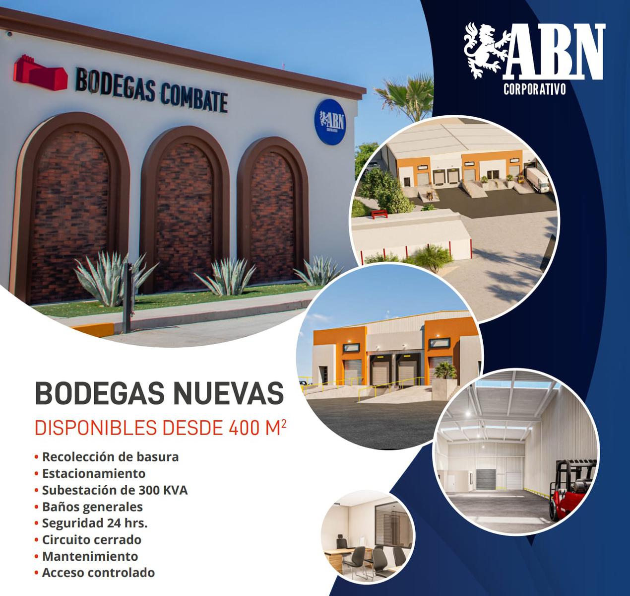 Renta de Bodegas y Oficinas en Blvd. Enrique Mazón 