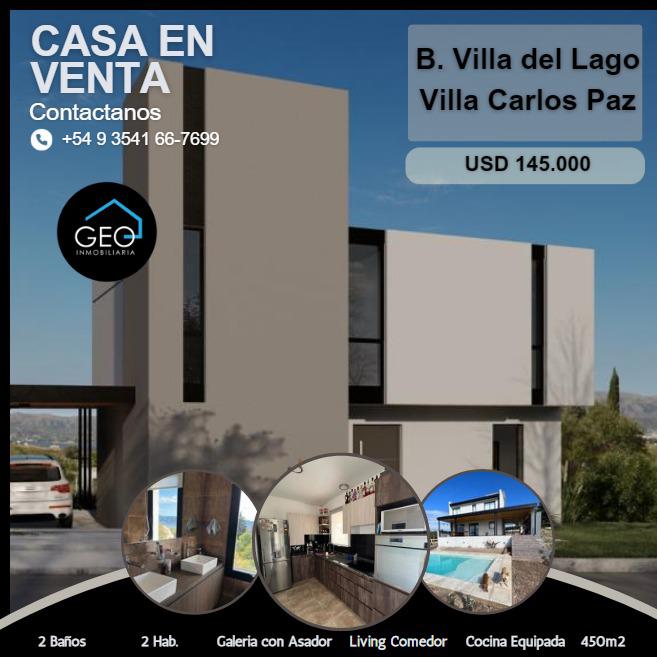 Propiedad a estrenar en B. Villa del lago, Villa Carlos Paz