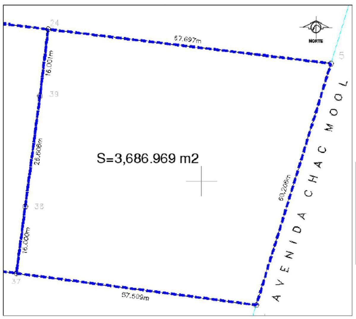 Terreno en Venta en Quintana Roo, Poligono Sur