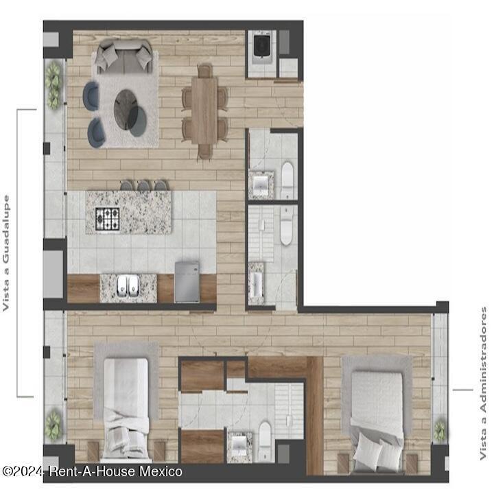 Departamento en Venta en Zapopan Jardines de Guadalupe GIS 24-4946