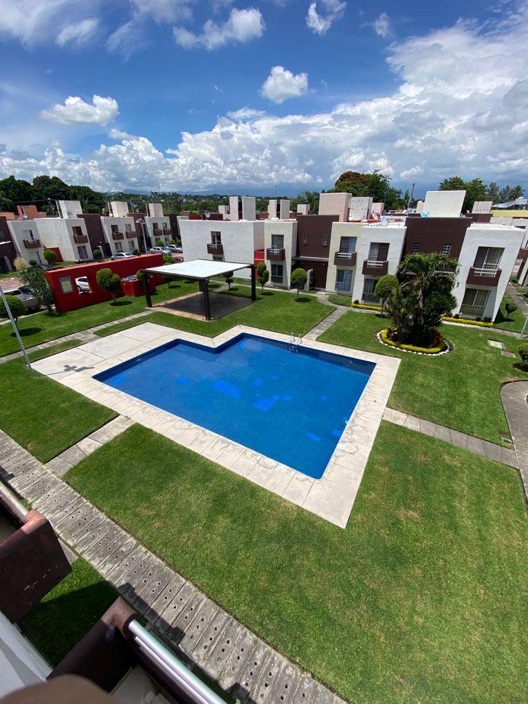 Casa amueblada 3 hab 2 baños en Aqua Residencial  2 hab 2 baños, Temixco Centro