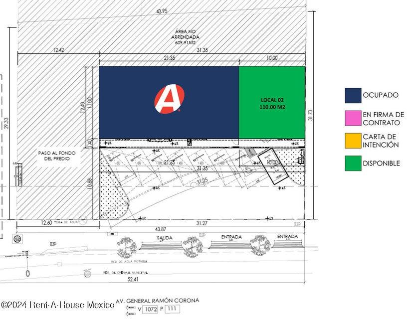 Bodega comercial en Renta en Avenida Ramon Corona Tepame, San Juan de Ocotan RU 25-50.