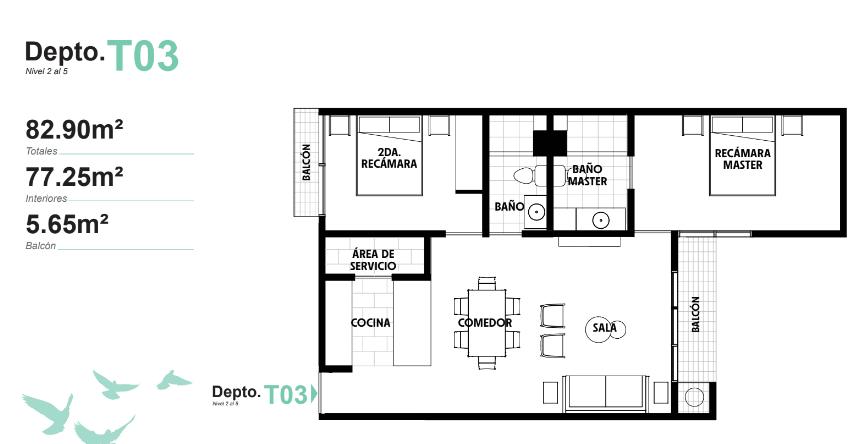 Departamento en Pre-venta en Rio Lerma, Cuauhtémoc, CDMX