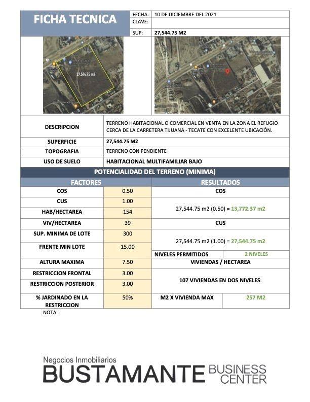 Venta de Terreno comercial en Tijuana