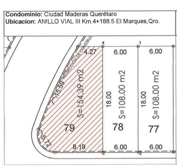 Terreno en Ciudad Maderas Residencial Querétaro