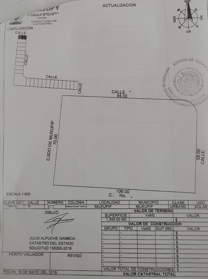 TERRENO EN VENTA MERIDA, MOTUL 2 TERRENOS JUNTOS (AVT-1210)