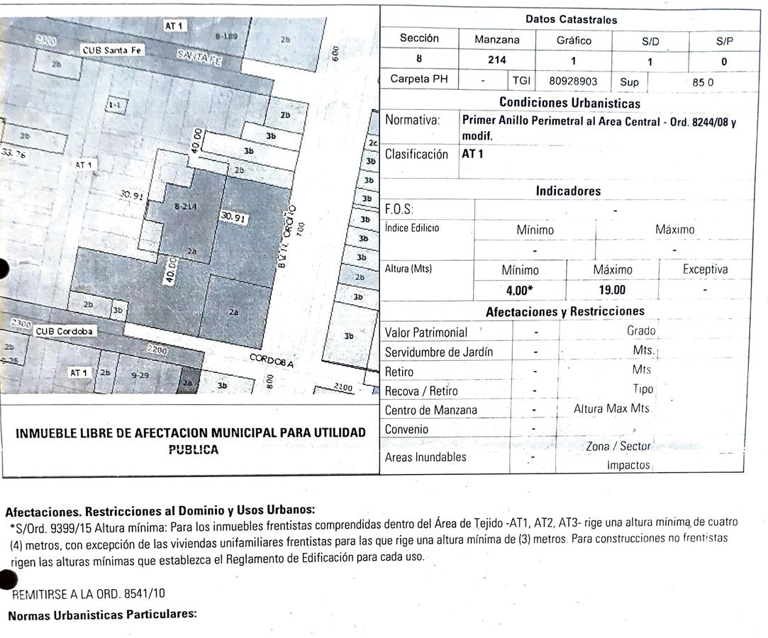 VENTA CASA ALVEAR ENTRE CÓRDOBA Y SANTA FE. A FINALIZAR RECICLADO. ROSARIO.