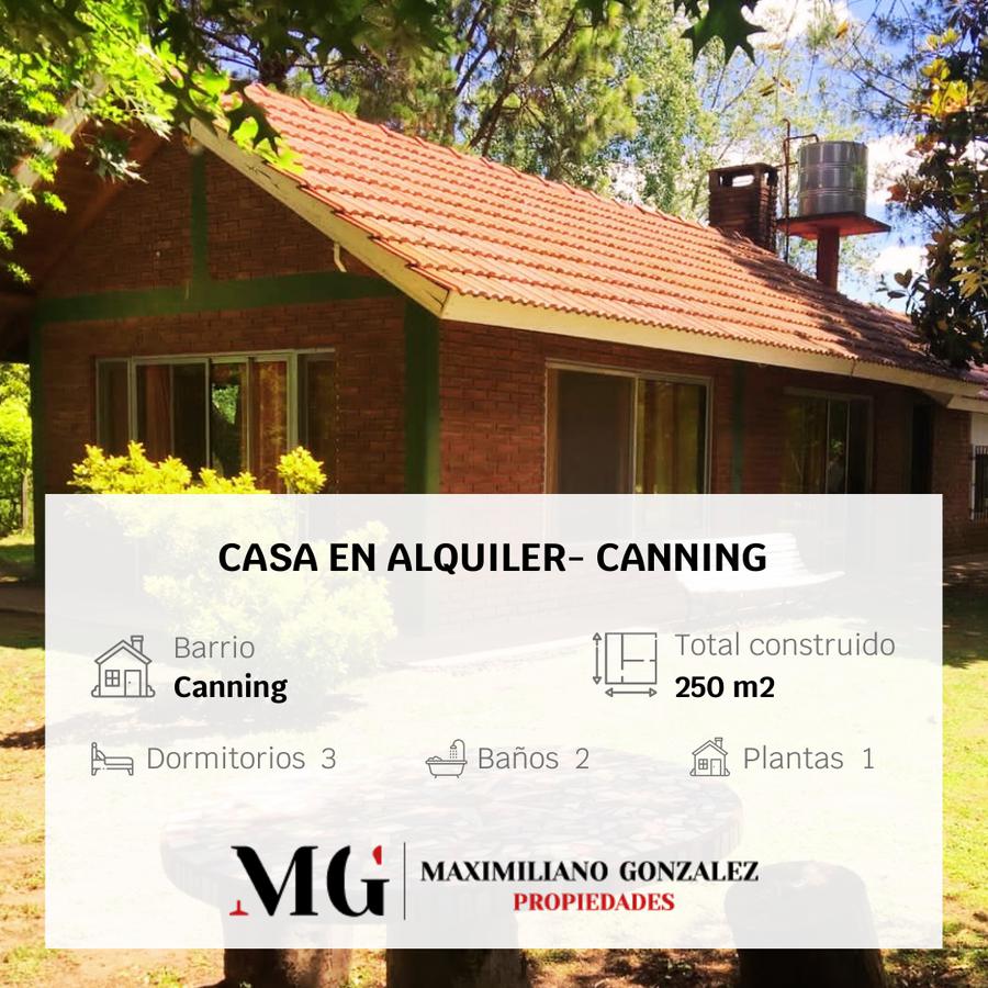 Casa Quinta en Alquiler Temporal  - Canning Ezeiza