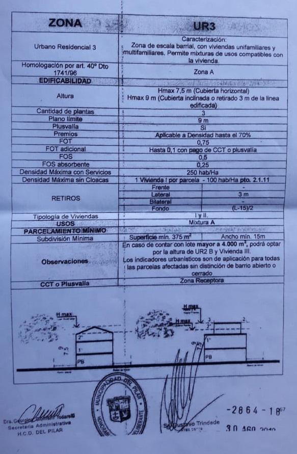 Excelente lote en venta en Las Caléndulas y Las Amapolas, Pilar