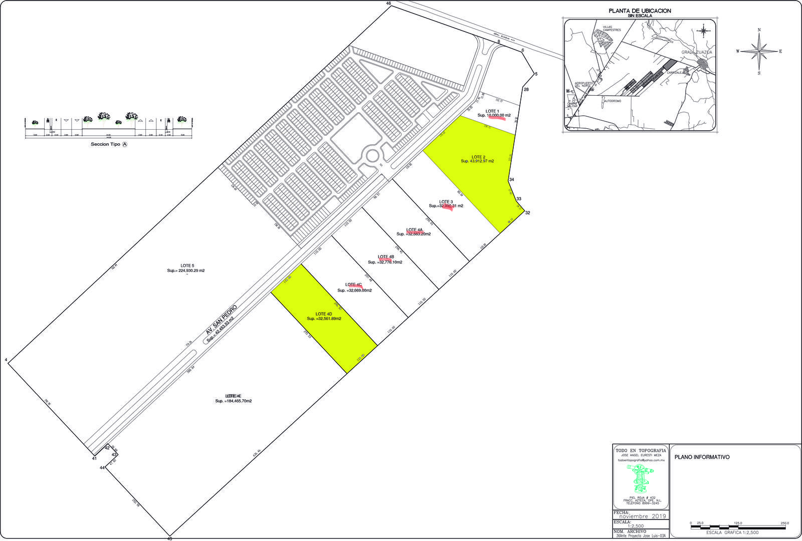 Terreno en venta industrial con servicios Zuazua carr. a Laredo