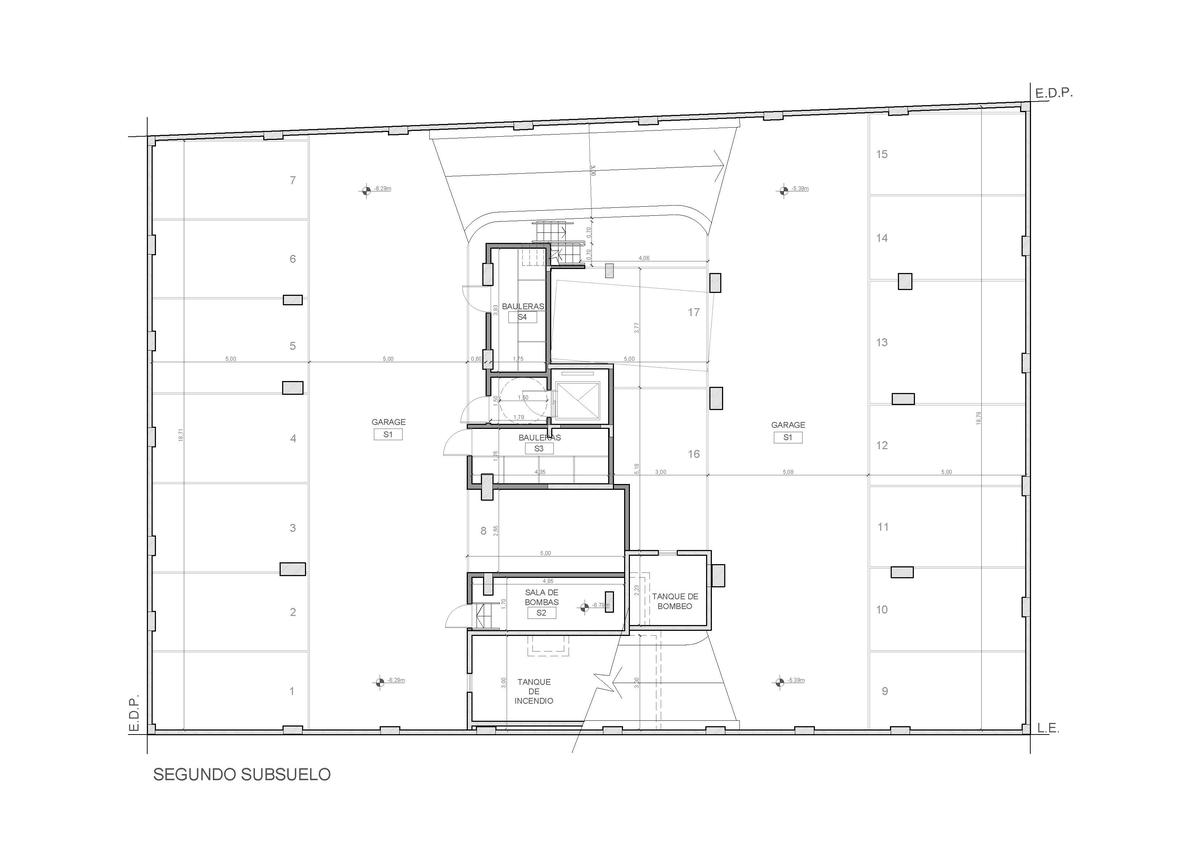 6 Cocheras cubiertas en venta, 1er y 2do subsuelo, edificio de Colodrero al 2300, Villa Urquiza.