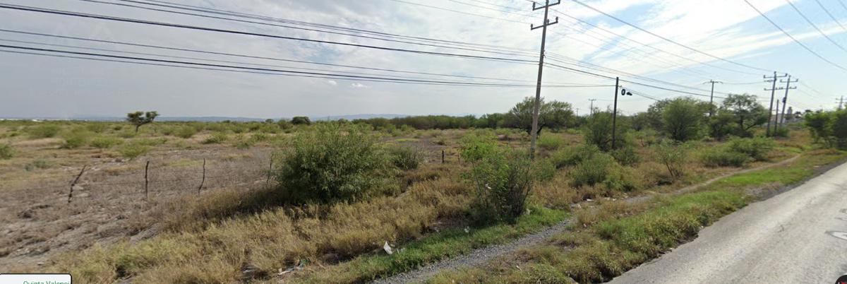 Terreno en venta 89.7 hectáreas industrial carretera a Laredo Ciénega De Flores Nuevo León.