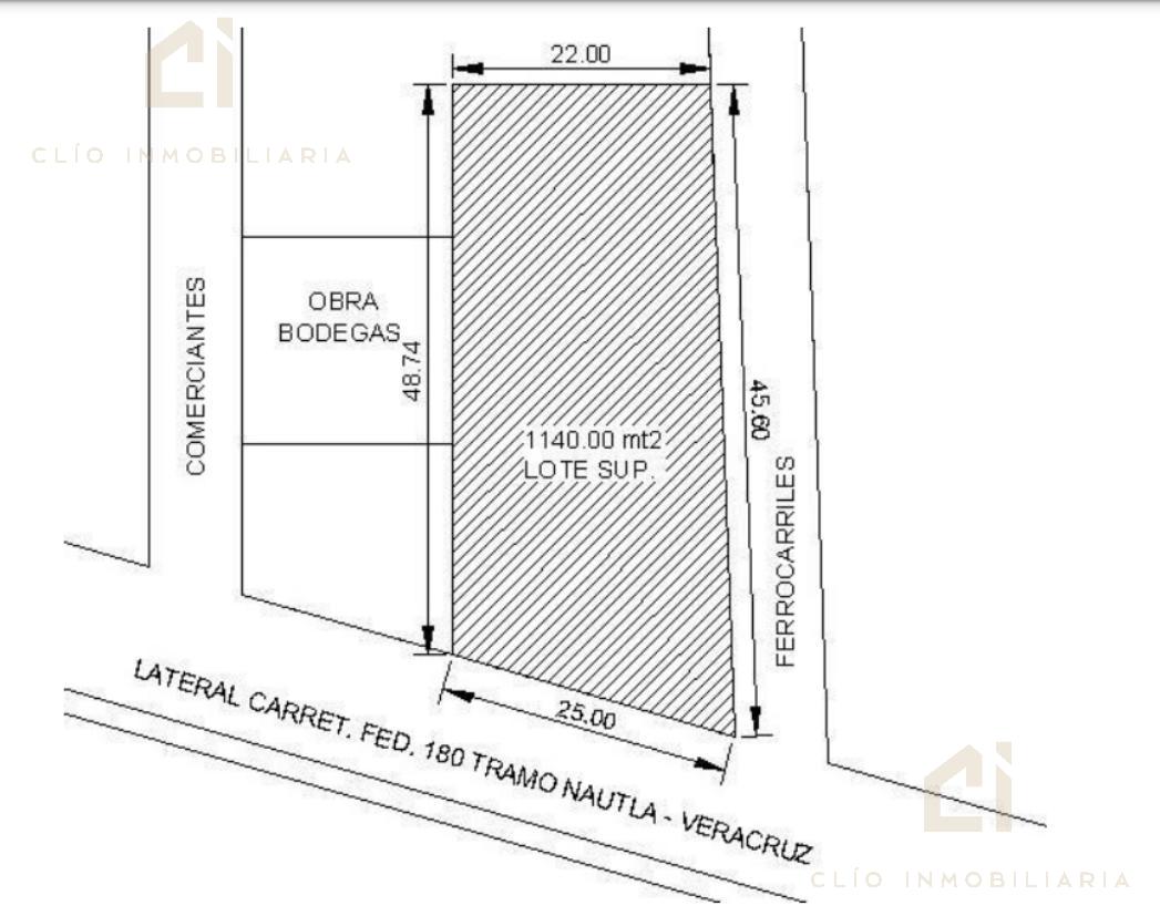 Terreno en Venta sobre la Carretera Veracruz - Cardel, se encuentra en esquina