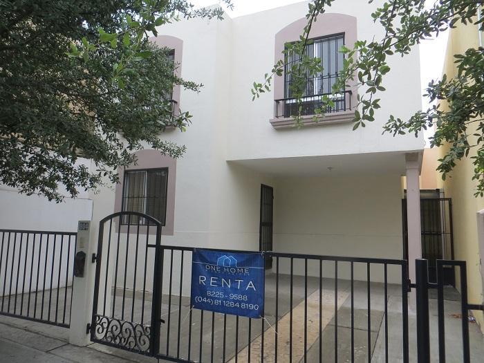 CASA EN RENTA JACARANDAS APODACA,N.L. CERCA DE MIGUEL ALEMAN