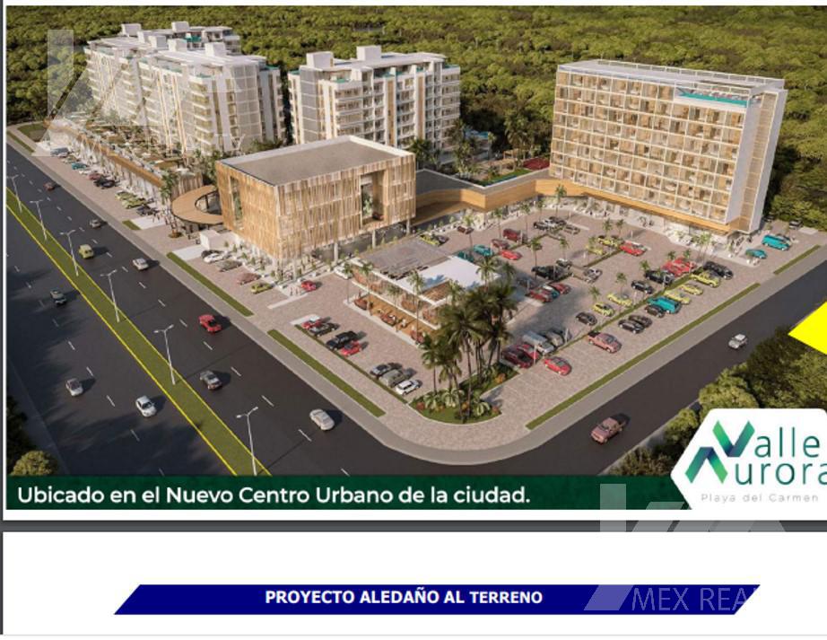 Terreno en Venta en Playa del Carmen a un costado de Valle Aurora, Clave CLAU12