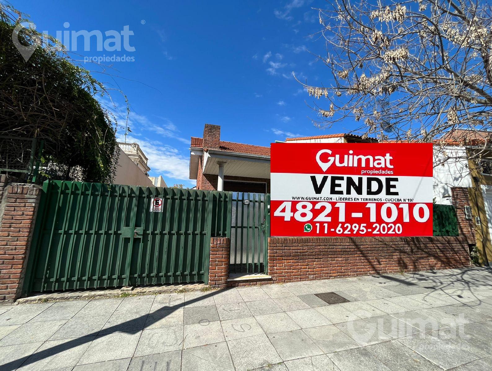 12 mts de Frente! - Terreno - Villa Urquiza - LIDERES EN TERRENOS - GUIMAT PROPIEDADES