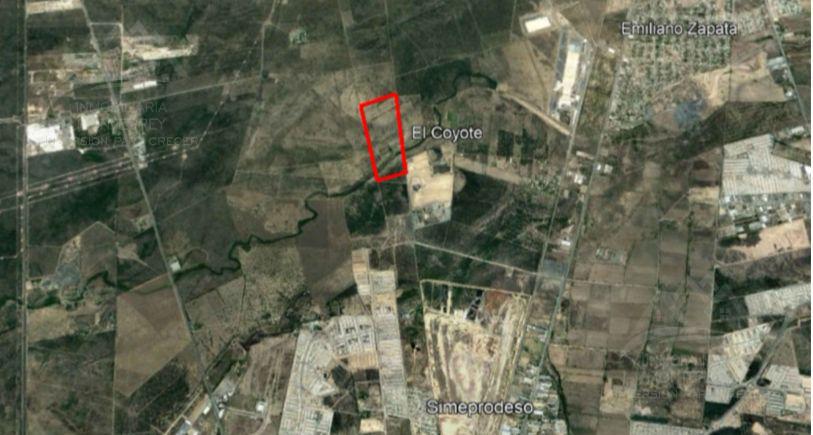 Terreno en venta de 41 hectáreas industrial cerca de carretera Colombia Salinas Victoria Nuevo León.