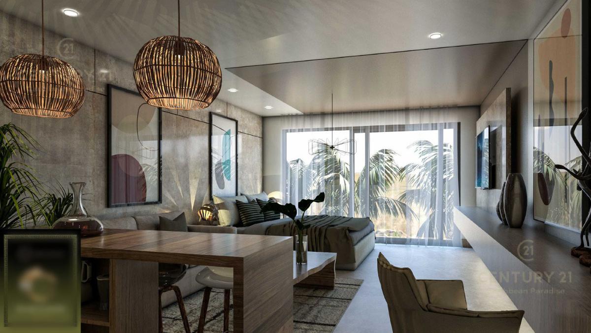 Penthouse  en Av Kukulkán a poca distancia de la playa en Tulum P3637