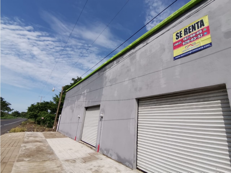 bodegas en renta sobre libramiento norte, en Tapachula, Chiapas