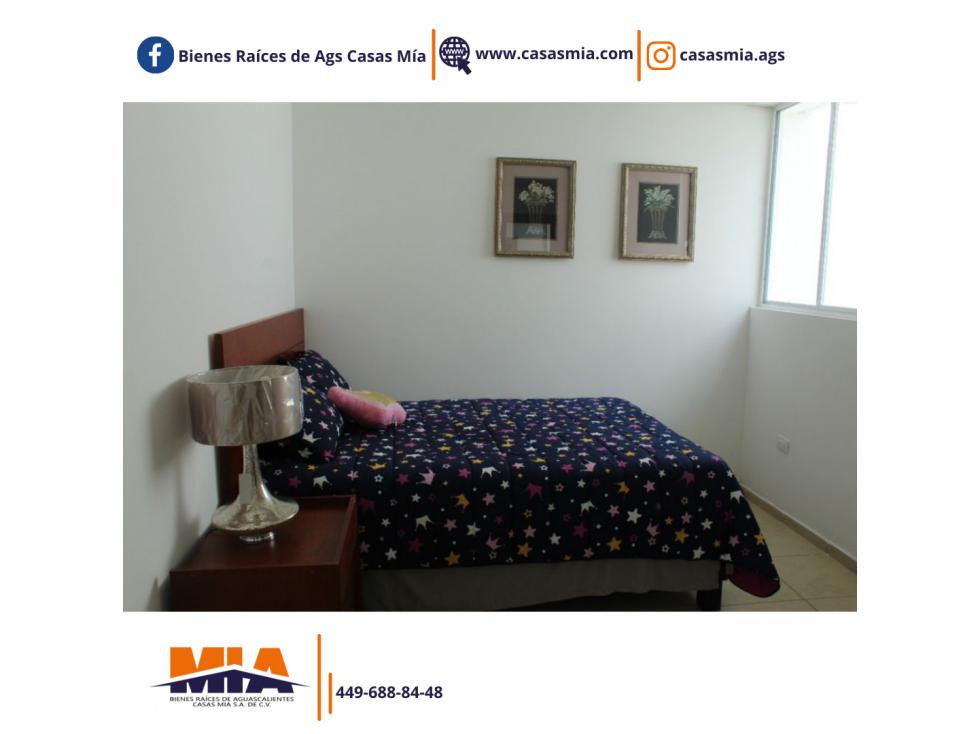 CASA EN VENTA SAN FRANCISCO DE LOS ROMOS, AGUASCALIENTES (RC)