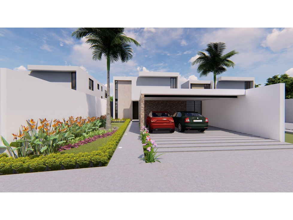 CASA EN VENTA EN MERIDA,RESIDENCIAL  EN PRIVADA ARBOREA LOTE 119