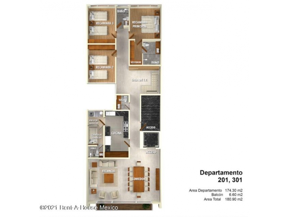 Departamento en Venta en Calle Edgar Allan Poe,Polanco.RU 22-2449