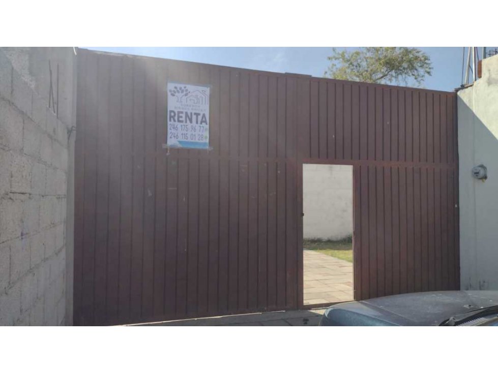 RENTA BODEGA CON DEPARTAMENTO Y LOCAL EN BARRIO SAN LUCAS  HUAMANTLA