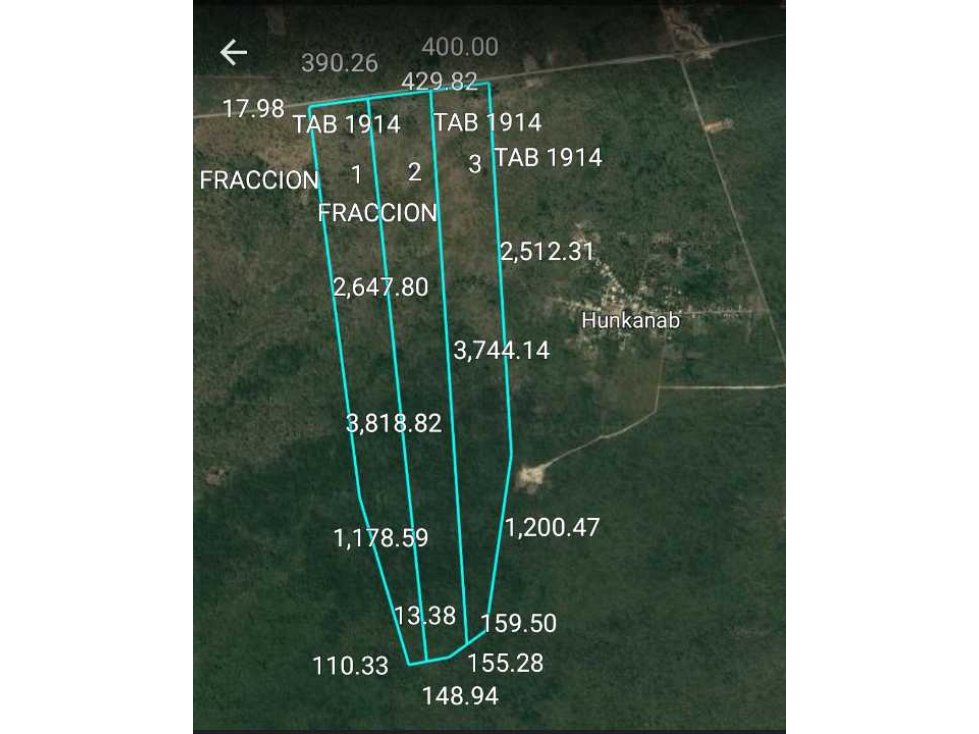 Titulo de propiedad, 3 predios de 130 has en Hunucma